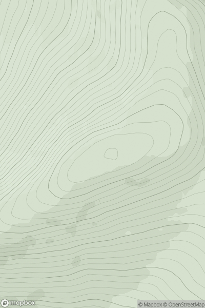 Thumbnail image for Creag nan Gabhar [Braemar to Montrose] showing contour plot for surrounding peak